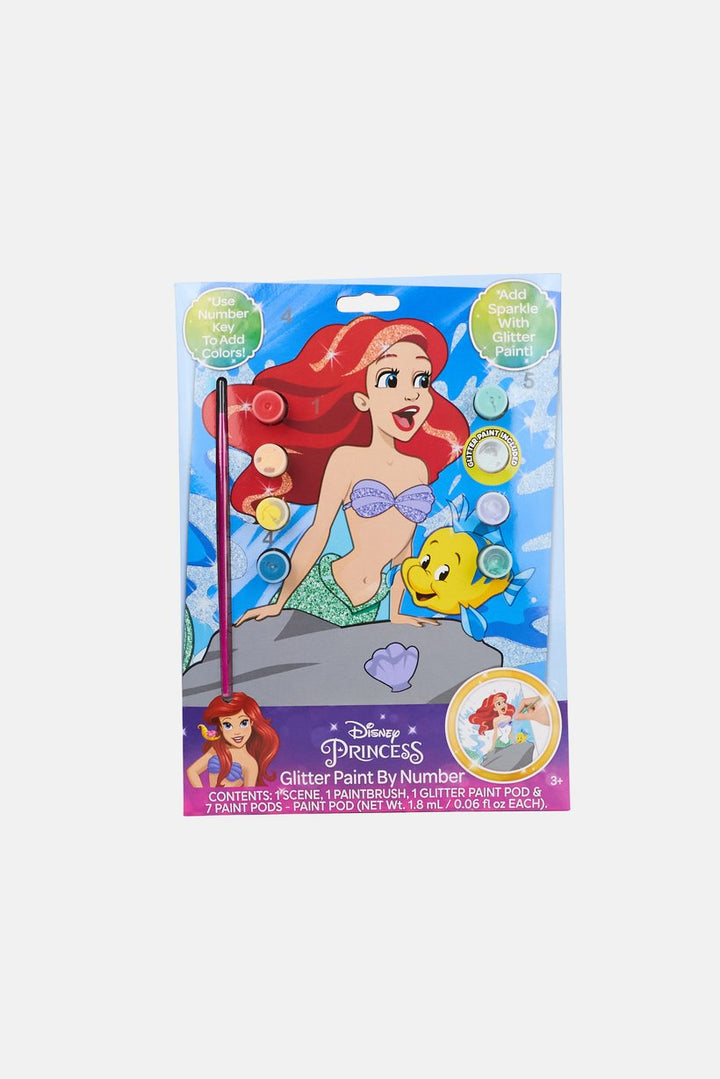Disney Princess Glitter Paint By Number Set Multicolor