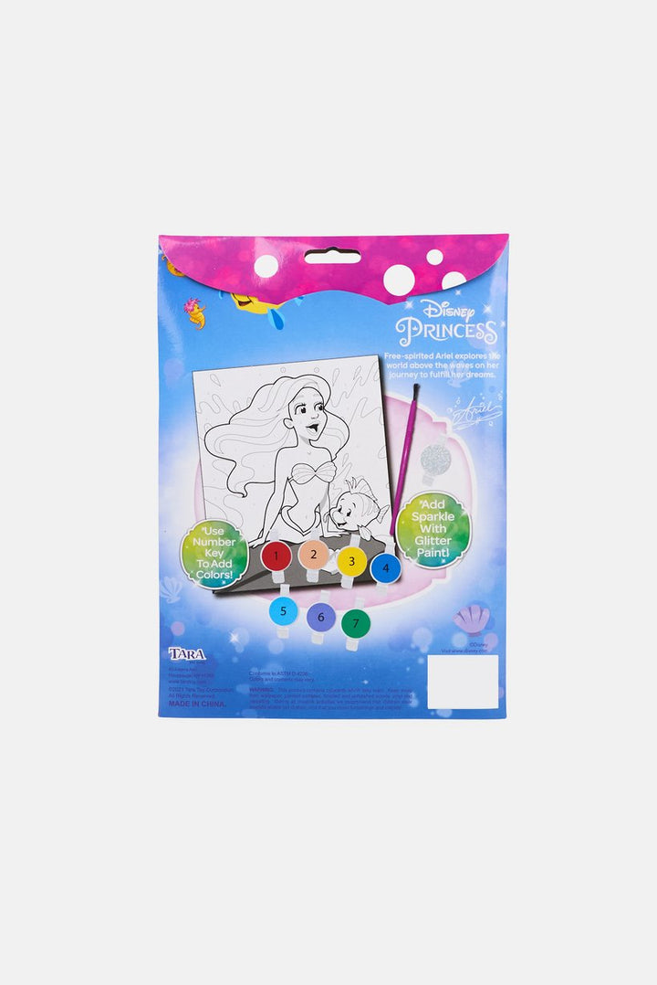 Disney Princess Glitter Paint By Number Set Multicolor