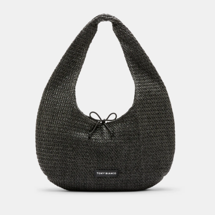 Tony Bianco Women's Ziggy Large Shoulder Bag - Black Straw