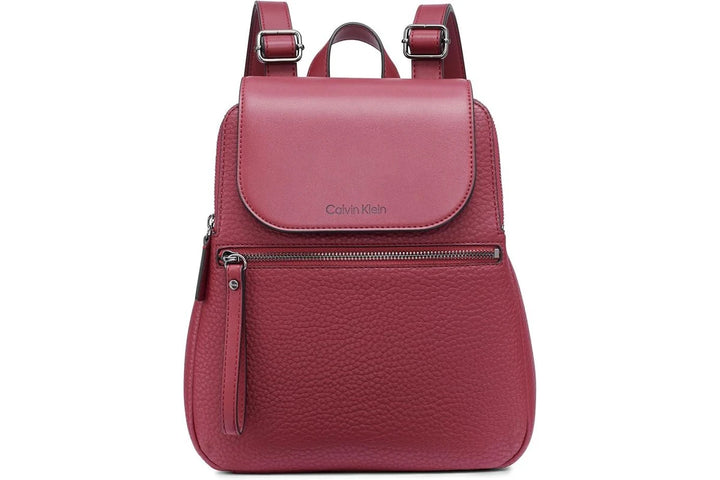 Calvin Klein Garnet Backpack Red Cabernet H3GKD9UX