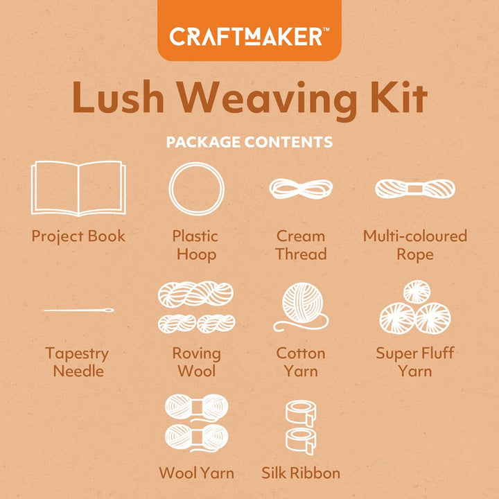 Craft Maker Lush Weaving Kit