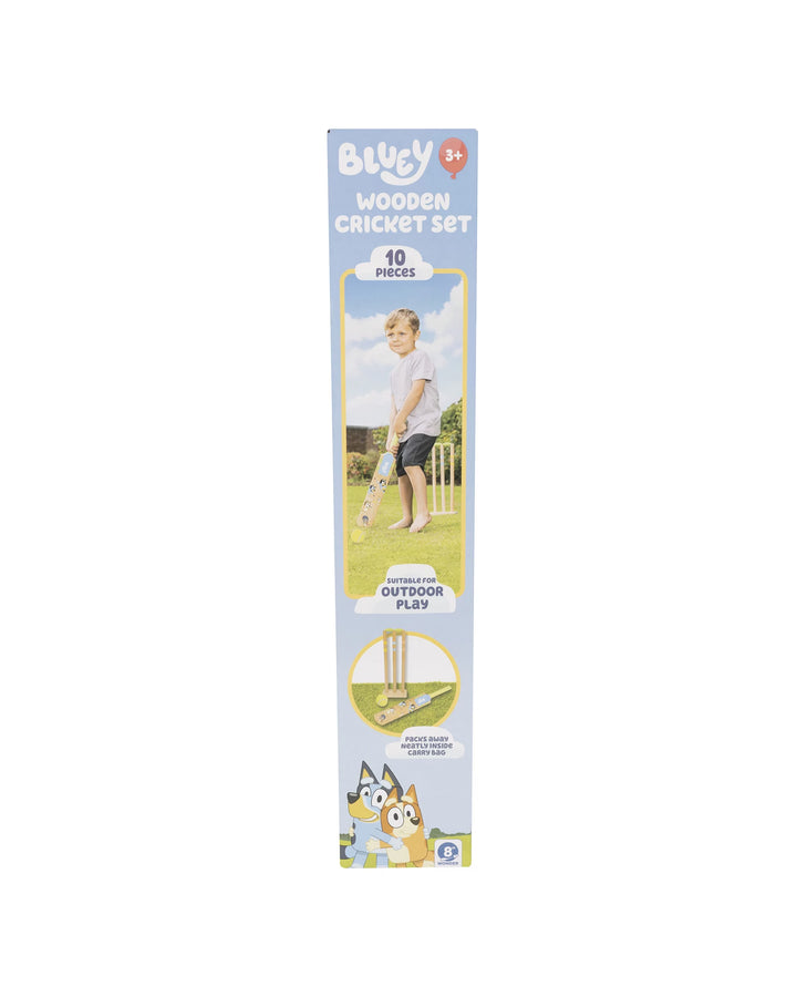 Bluey Wooden Cricket Set