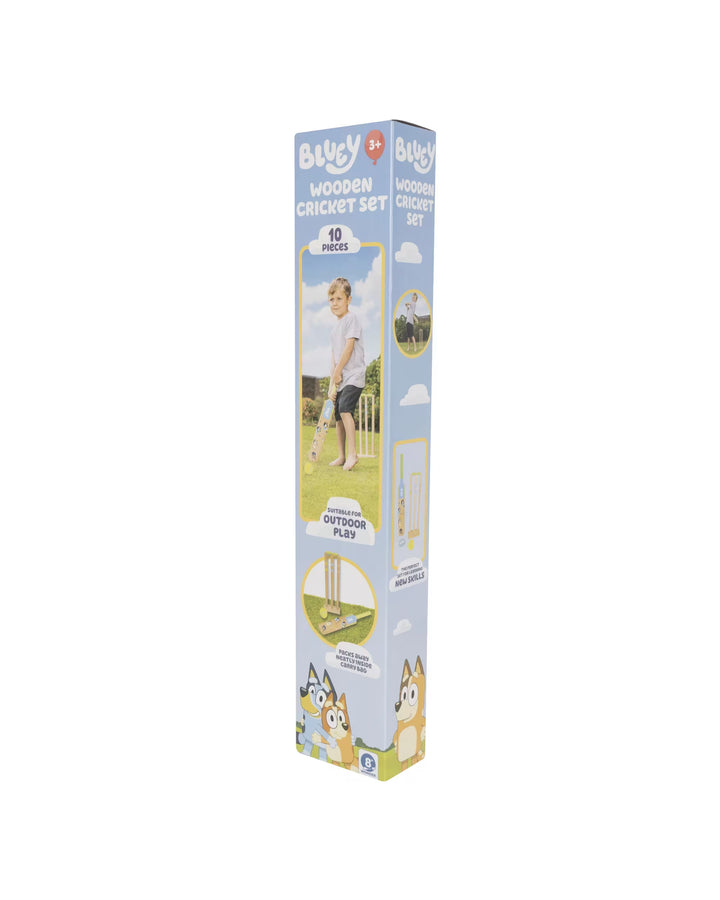 Bluey Wooden Cricket Set