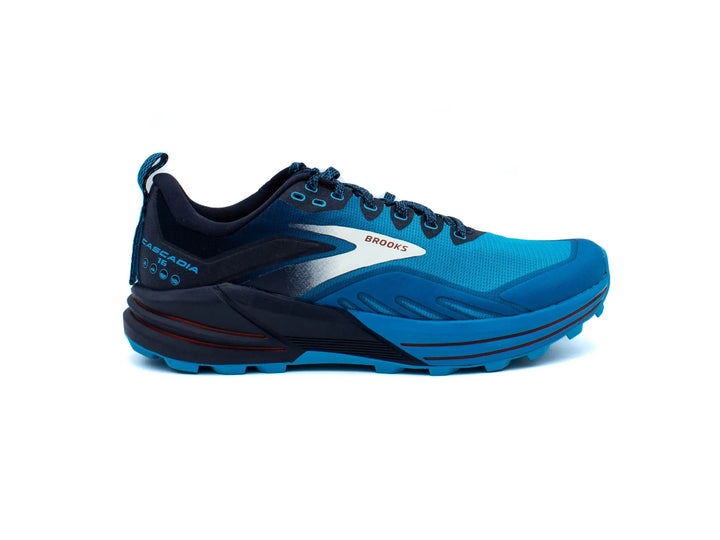 Brooks Cascadia 16 Trail Running Shoes - Peacoat/Atomic Blue