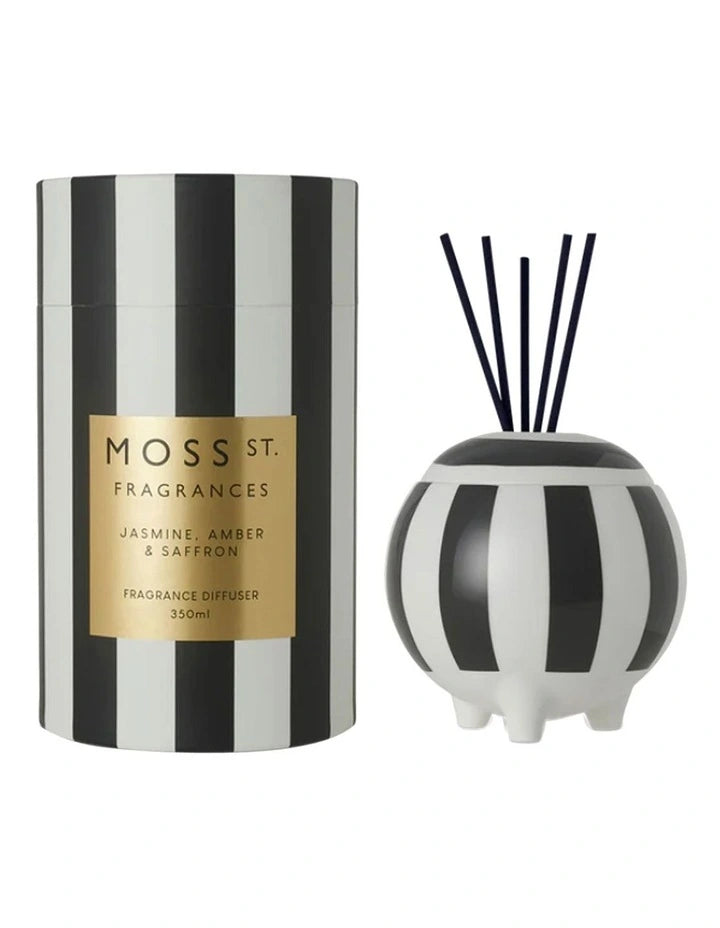 Moss St. Fragrances Jasmine, Amber & Saffron Large Ceramic Diffuser 350ml