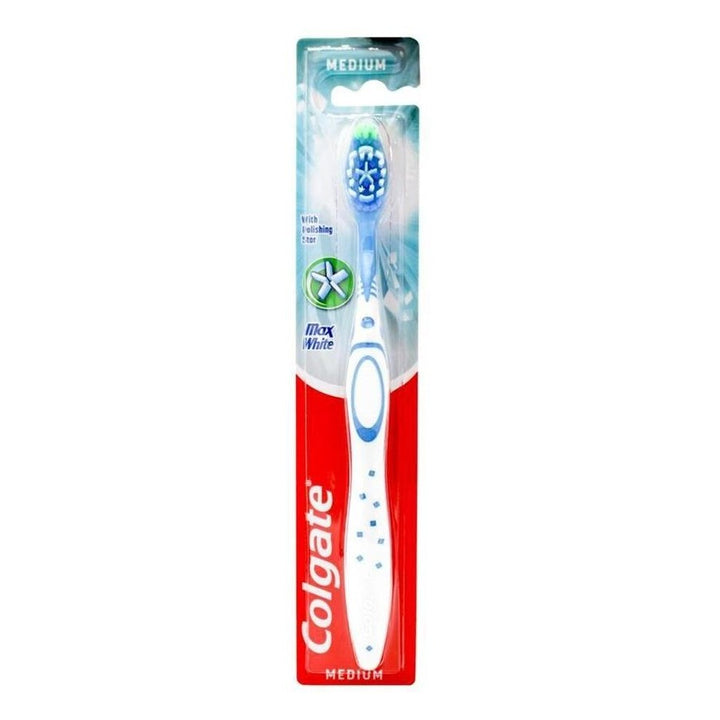 8X Colgate Toothbrush Max White Polishing Star Medium