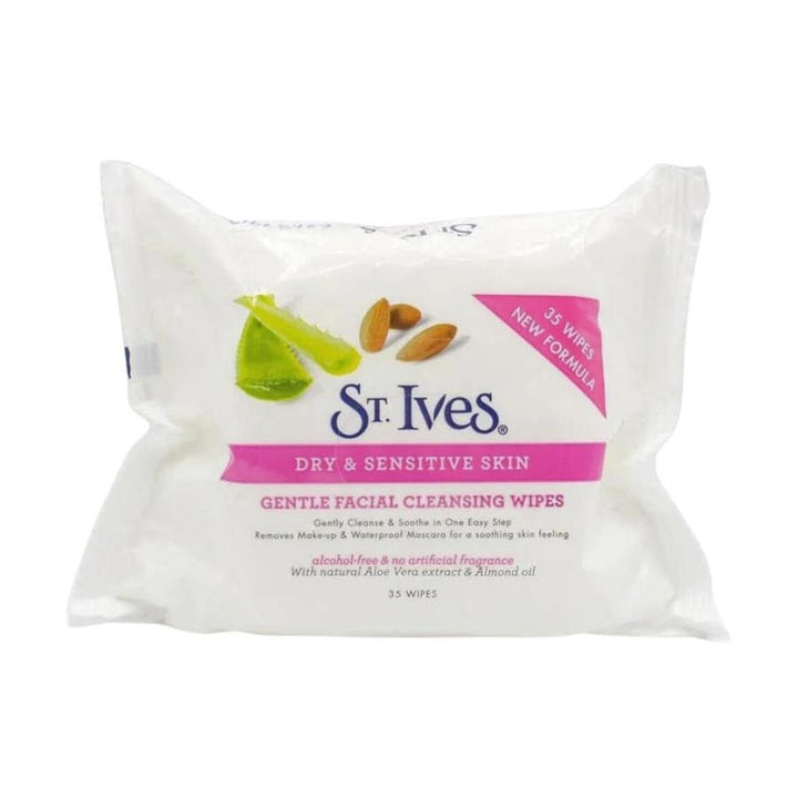 4X St Ives Facial Cleansing Gentle Wipes 35 Nos