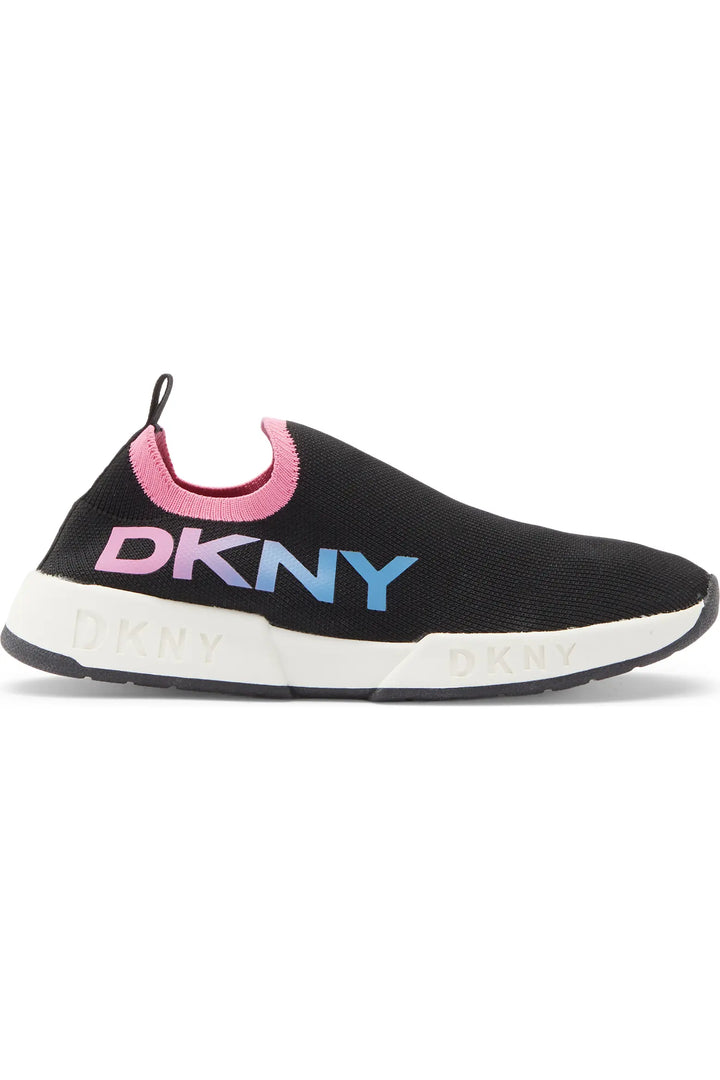 DKNY Kids Maddie Print Sneakers - Black Multi DKN784