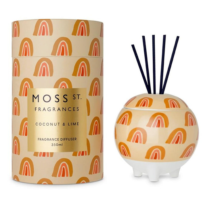 Moss St. Fragrances Coconut & Lime Large Ceramic Diffuser 350ml