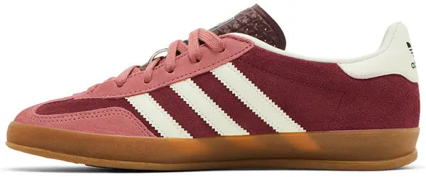Adidas Originals Unisex Gazelle Sneakers - Maroon/ White