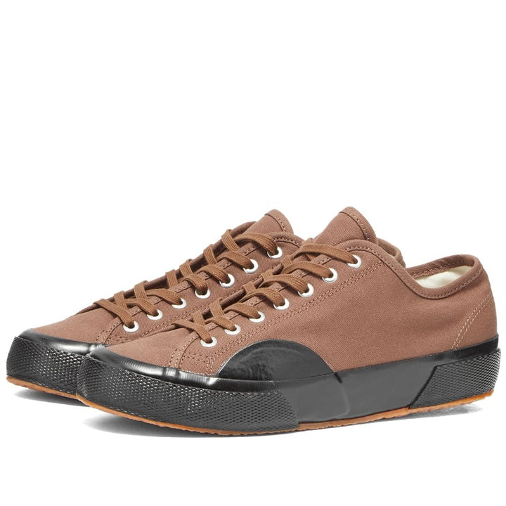 Superga Men's 2431 D Canvas Sneakers Brown Mid Sneakers