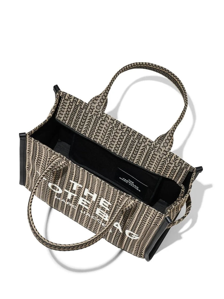 Marc Jacobs Monogram Large Tote Bag Beige Multi