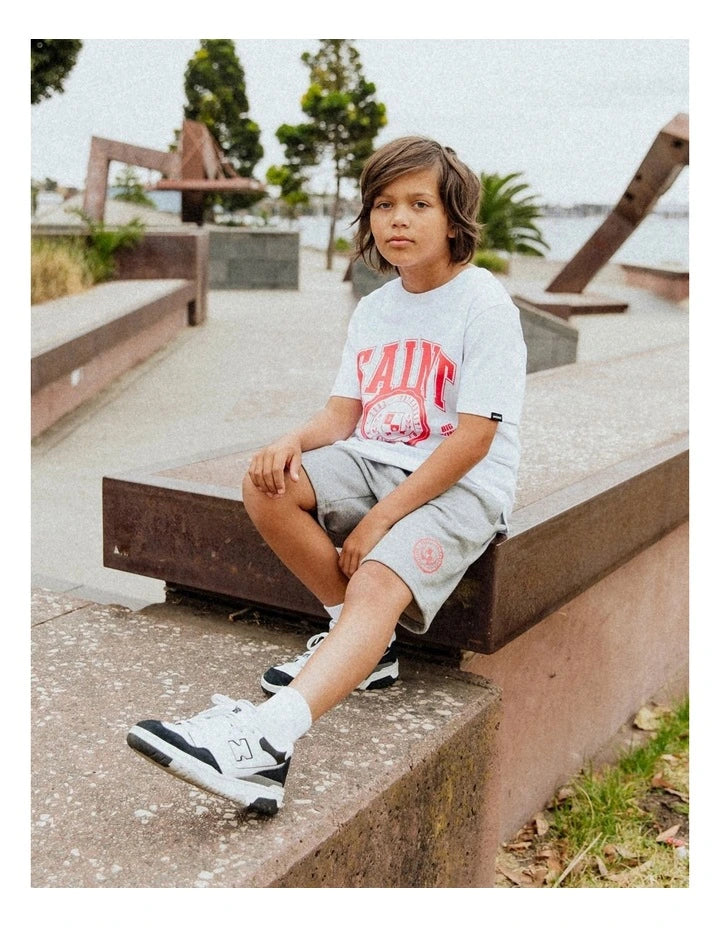 St. GoIiath Kids 2 Pack Princeton Tee - White & Washed Black