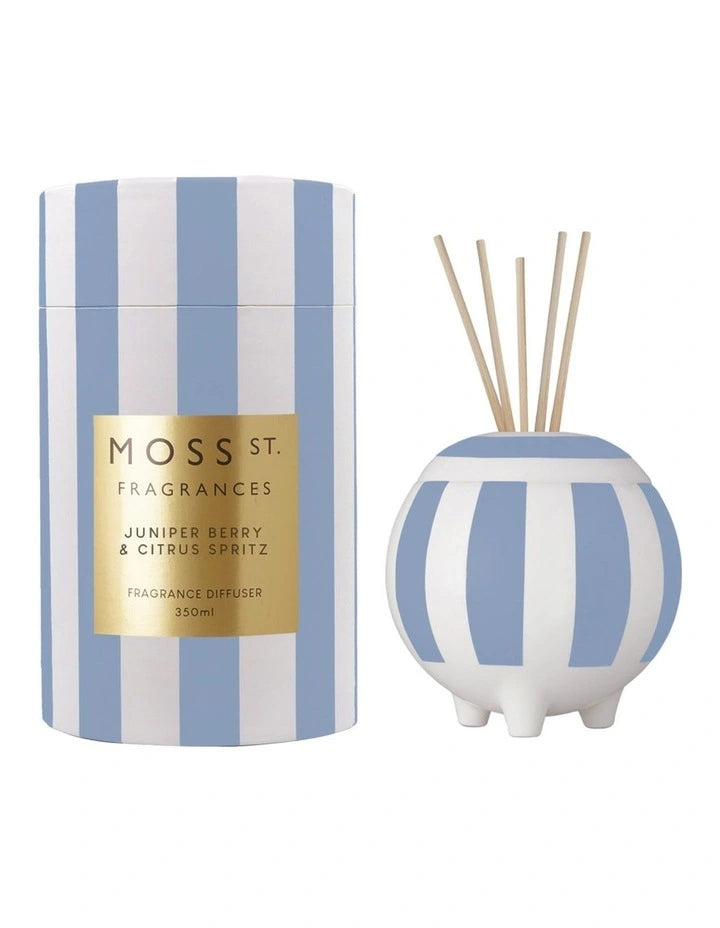Moss St. Fragrances Juniper Berry & Citrus Spritz Large Ceramic Diffuser 350ml