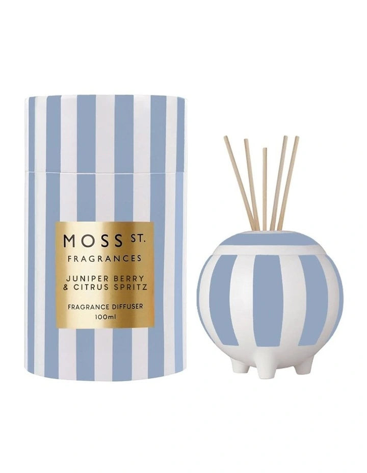 Moss St. Fragrances Juniper Berry & Citrus Spritz Mini Ceramic Diffuser 100ml