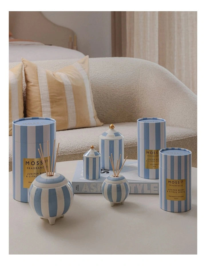 Moss St. Fragrances Juniper Berry & Citrus Spritz Mini Ceramic Diffuser 100ml