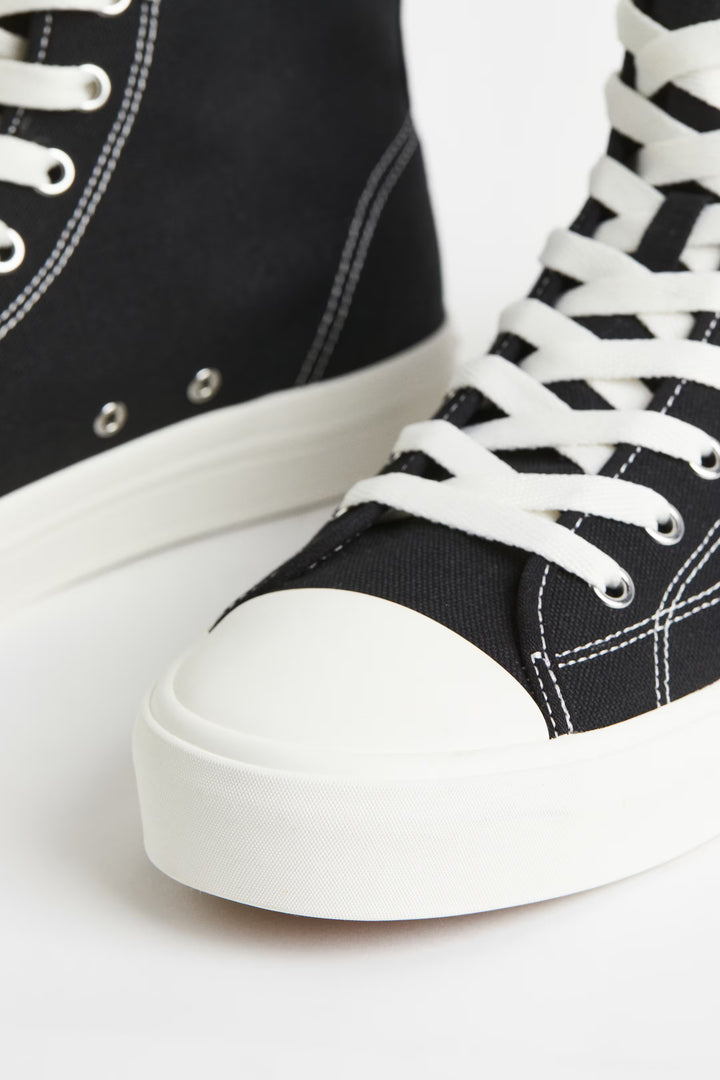 Superga 3192 Campionato Basket Boot - Black White
