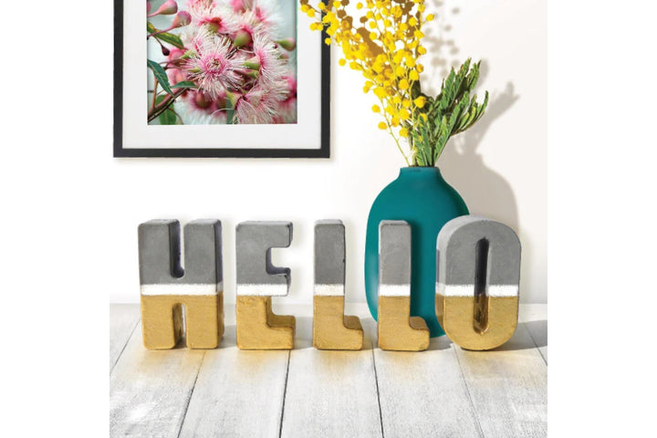 Project Home DIY Concrete Letters Kit