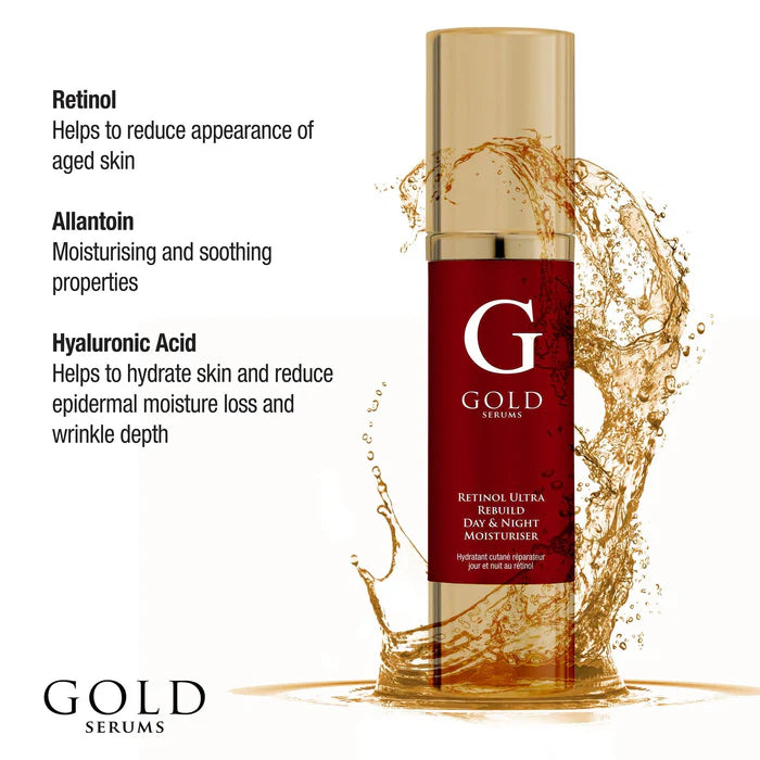 Gold Serums Retinol Ultra Rebuild Day & Night Moisturiser 50ml