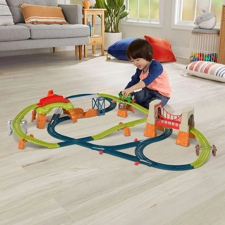 Fisher-Price Thomas & Friends Percy 6-in-1 Motorized Train Track Set