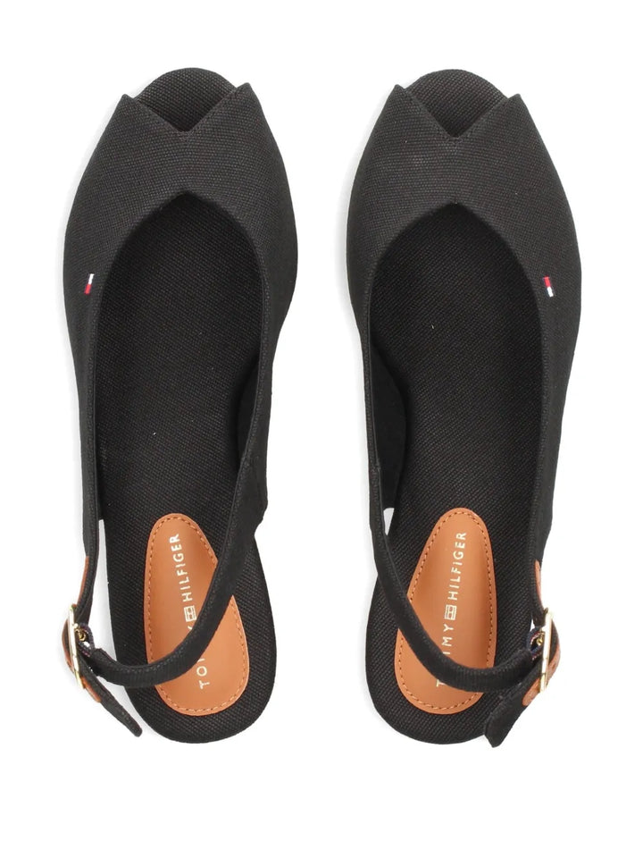 Tommy Hilfiger Elba Sling Black Wedge