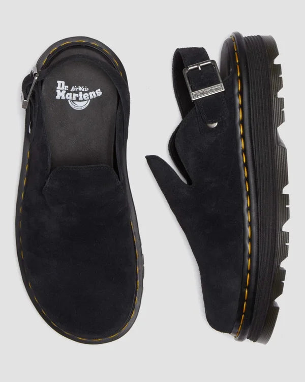 Dr. Martens Unisex Zebzag Mule Black EH Suede