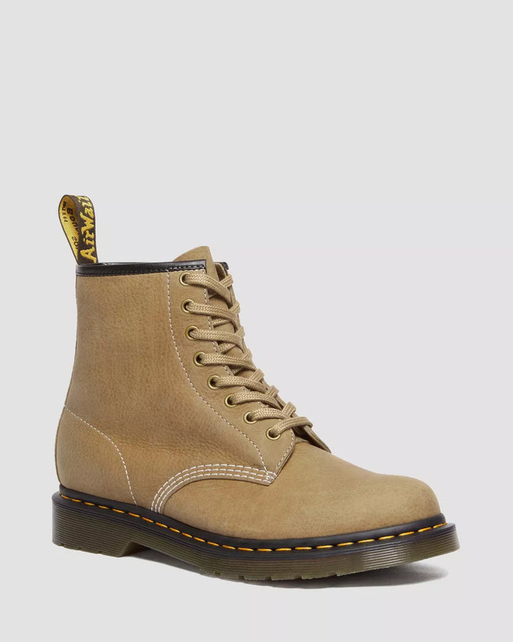 Dr. Martens Unisex 1460 8 Eye Boot Savannah Tan Tumbled Nubuck