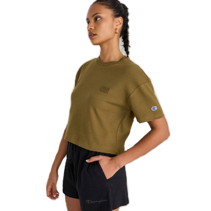 Champion Womens Rochester Base Tee - Surplus Green CSI