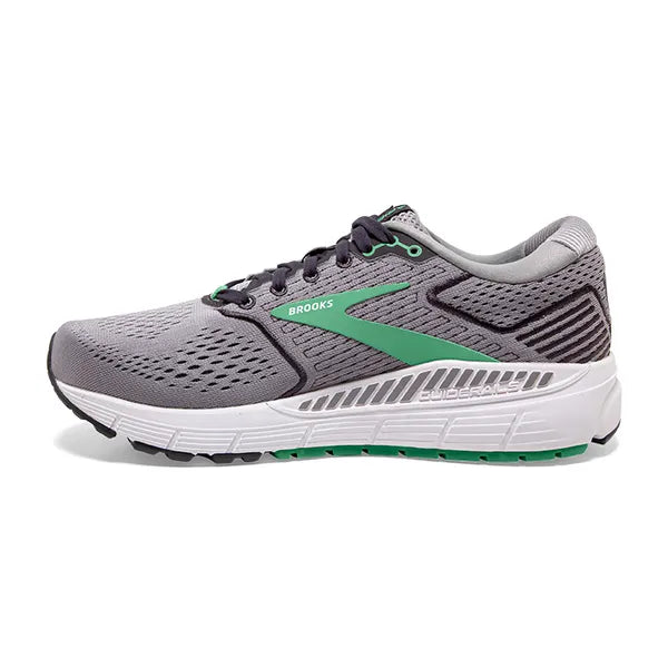 Brooks Women's Ariel 20 Running Shoe Alloy Blackened Pearl Green
