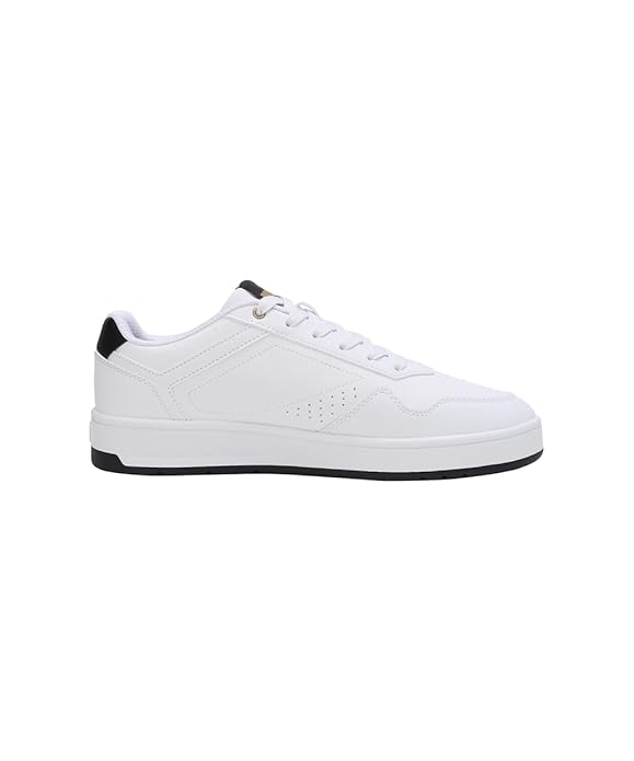 Puma Unisex Court Classic Sneakers - White/Black/Gold