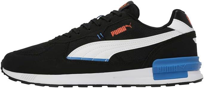 Puma Unisex Graviton Sneakers - Black/White/Team Royal/Rickie Orange