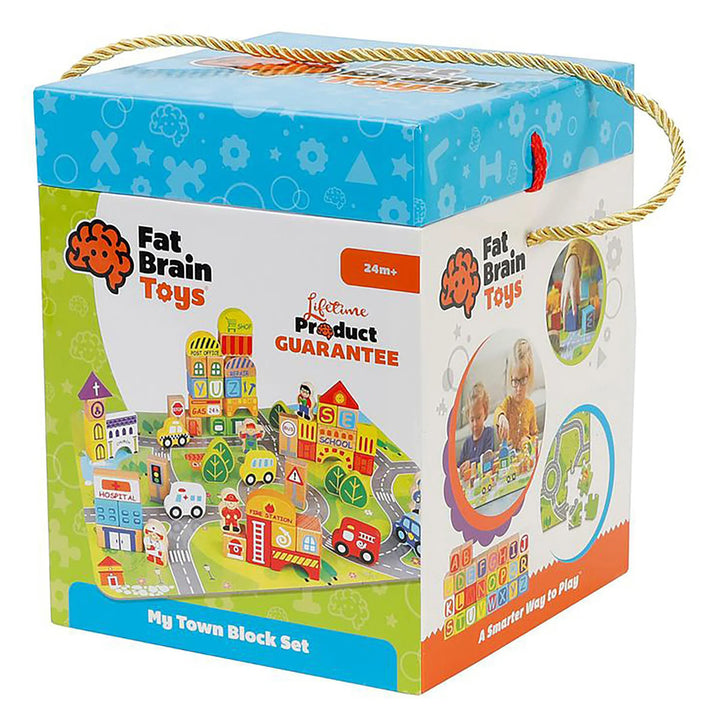 Fat Brain Toys My Town Block Set