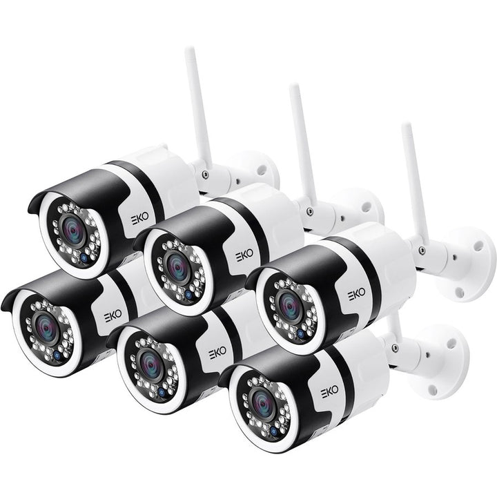 Eko 6 Pack Smart Wi-Fi Outdoor Camera Kit