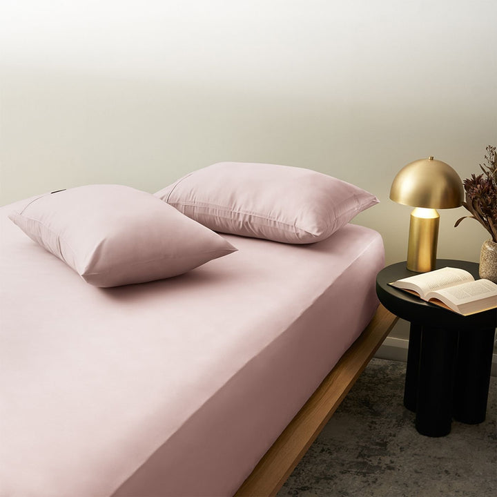 Morrissey 1200 TC Cotton Rich Sheet Set King Pink Dust