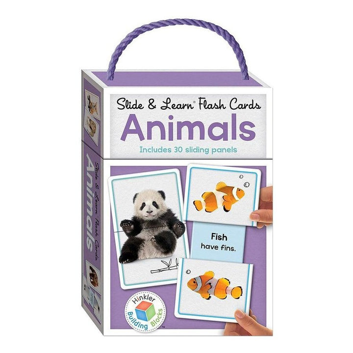 Building Blocks Baby Educational Activity Slide & Learn Flashcards Opposites