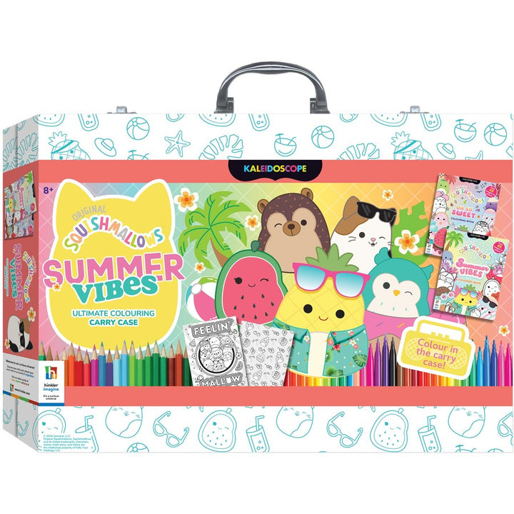 Squishmallows Summer Vibes Ultimate Colouring Carry Case