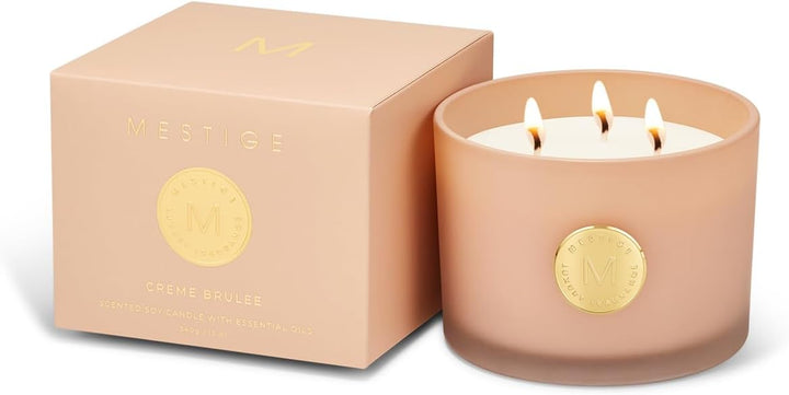Mestige Creme Brulee Scented Soy Candle