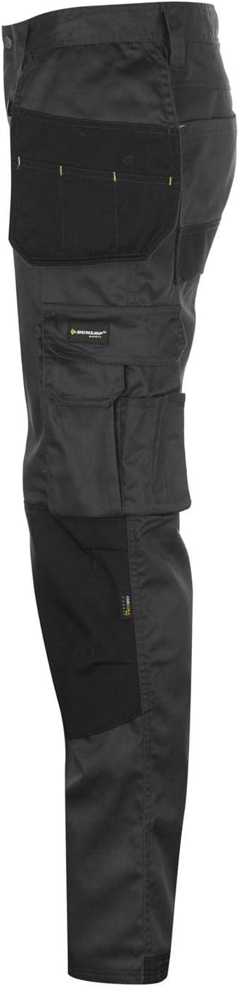 Dunlop Onsite Work Trousers Charcoal Black
