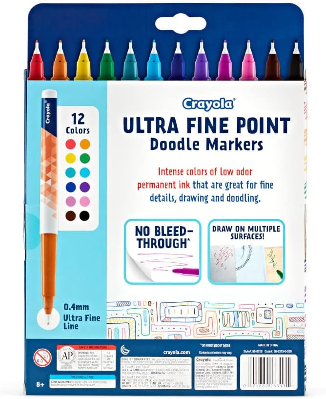 Crayola Ultra Fine Point Doodle Markers