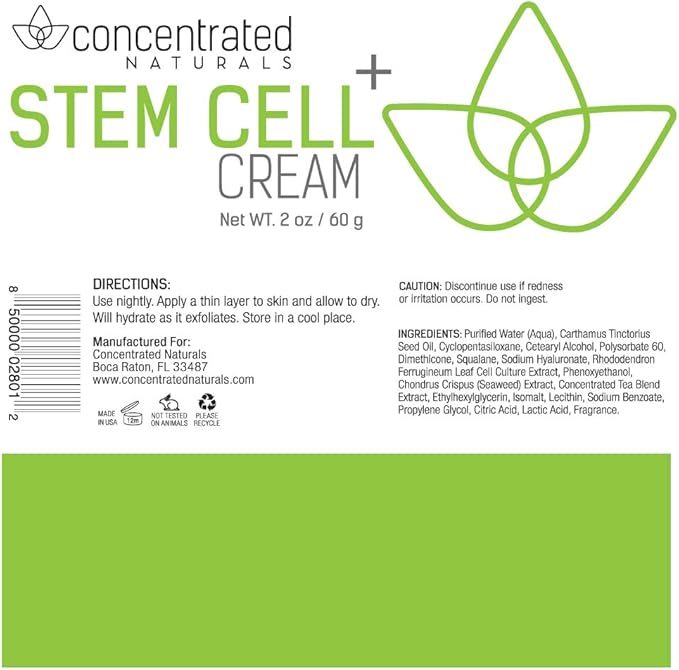 Concerntrated Stem Cell Cream For Face 60g