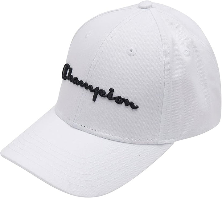 Champion Unisex Sports Script Cap - White