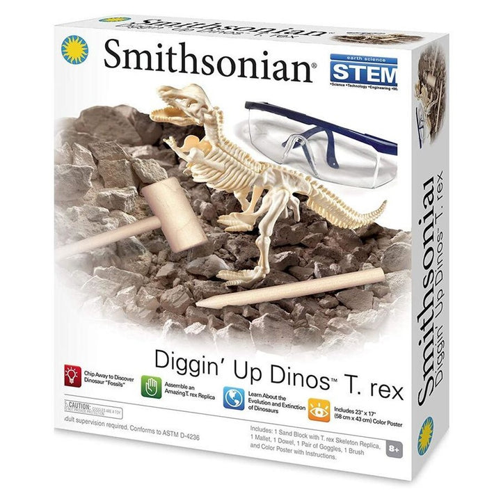 Smithsonian Diggin Up Dino T-Rex Educational Science Toy Kit
