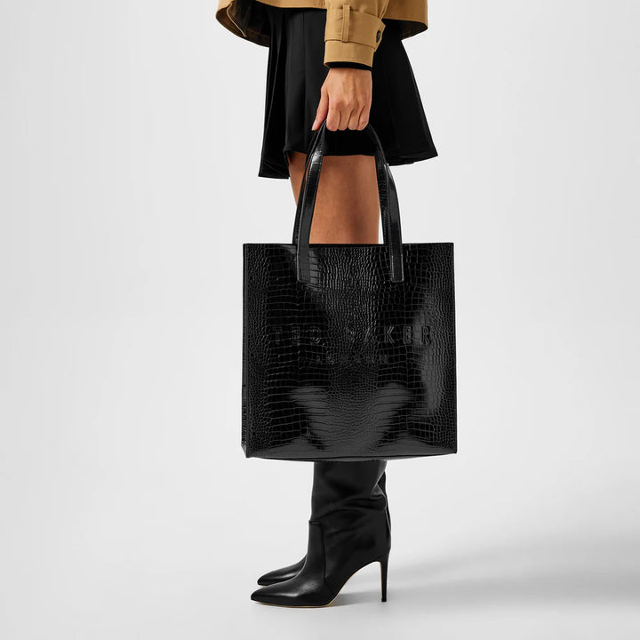 Ted Baker Croccon Large Tote Bag - Black