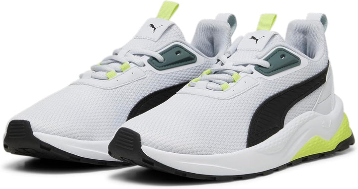 Puma Unisex Anzarun FS 2.0 Sneakers - Silver Mist/Black/White/Lime Pow