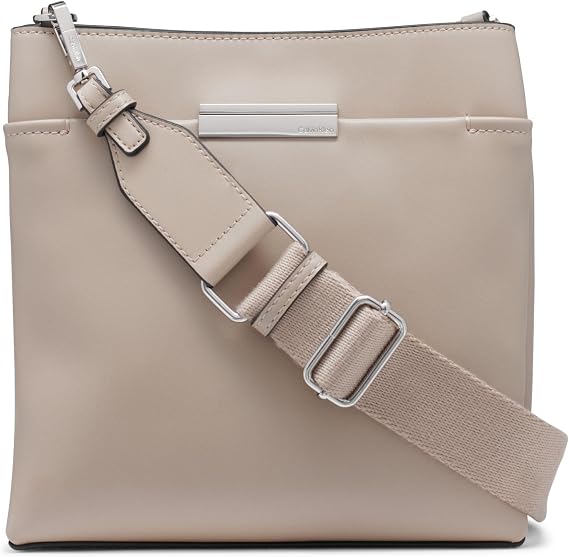 Calvin Klein Soma Mini Crossbody Bag - Silver Mink