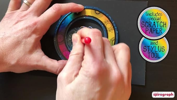 Spirograph Scratch & Shimmer Animator