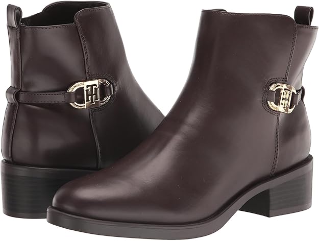 Tommy Hilfiger Imiera Boot - Dark Brown Maroon