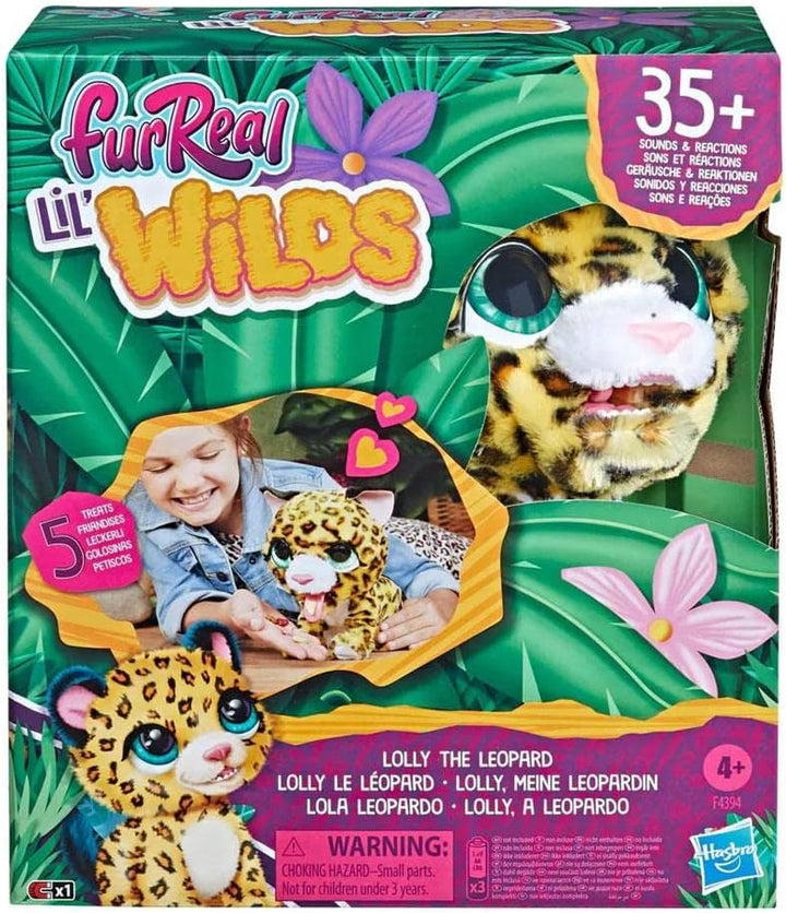 FurReal Lil Wilds Lolly The Leopard Interactive Animatronic Plush Toy