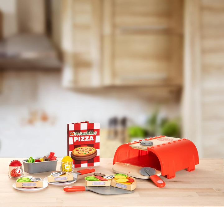 Fat Brain Toys Pretendables Backyard Pizza Oven Set