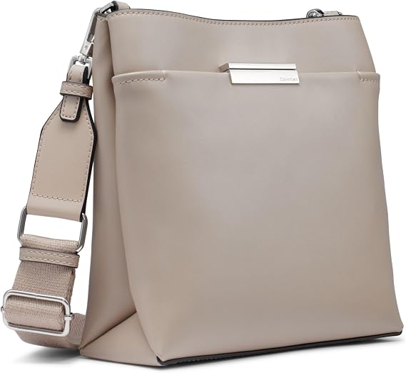 Calvin Klein Soma Mini Crossbody Bag - Silver Mink